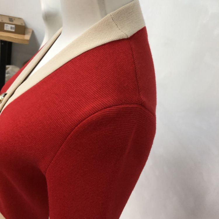 Gucci Gucci Red Knit Interlocking G Dress Size XS Size XS / US 0-2 / IT 36-38 - 9 Thumbnail