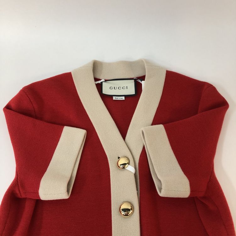 Gucci Gucci Red Knit Interlocking G Dress Size XS Size XS / US 0-2 / IT 36-38 - 11 Thumbnail