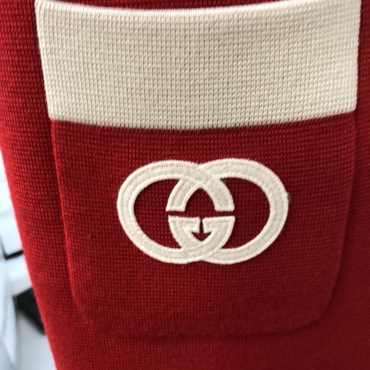 Gucci Gucci Red Knit Interlocking G Dress Size XS Size XS / US 0-2 / IT 36-38 - 6 Thumbnail