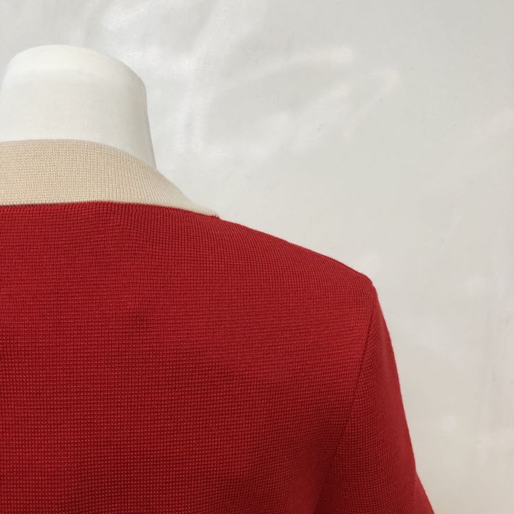 Gucci Gucci Red Knit Interlocking G Dress Size XS Size XS / US 0-2 / IT 36-38 - 10 Thumbnail