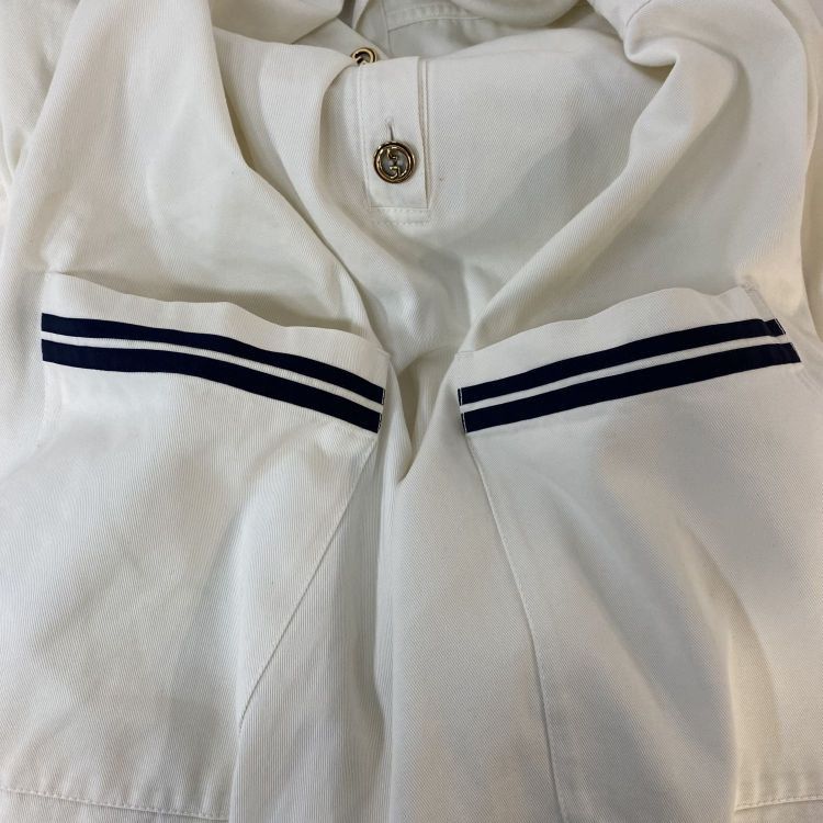 Gucci Gucci Stripe Sailor Jacket US M Size US M / EU 48-50 / 2 - 11 Thumbnail