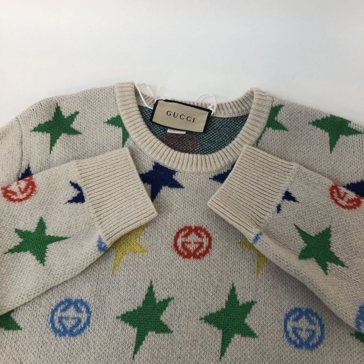 Gucci Gucci Star GG Logo Sweater Size S Size US S / EU 44-46 / 1 - 9 Thumbnail