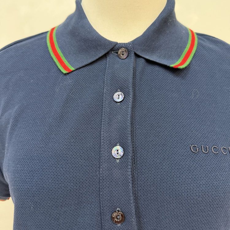 Gucci Gucci Logo Drawstring Polo Dress Size S Size S / US 4 / IT 40 - 6 Thumbnail