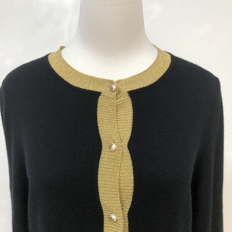 Gucci Gucci Cashmere Silk Gold Trim Cardigan Size S Size S / US 4 / IT 40 - 7 Thumbnail