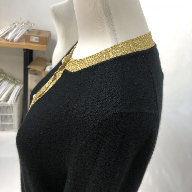 Gucci Gucci Cashmere Silk Gold Trim Cardigan Size S Size S / US 4 / IT 40 - 8 Thumbnail