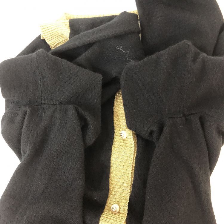 Gucci Gucci Cashmere Silk Gold Trim Cardigan Size S Size S / US 4 / IT 40 - 11 Thumbnail