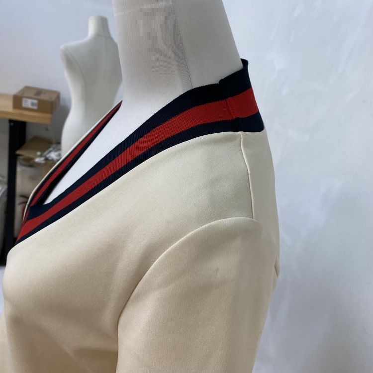 Gucci Gucci Striped V-Neck Mini Dress Size S Size S / US 4 / IT 40 - 8 Thumbnail