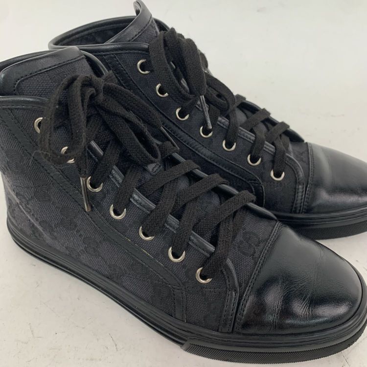Gucci Gucci GG Canvas Hi-Top Sneakers Size 36 Size US 6 / IT 36 - 7 Thumbnail
