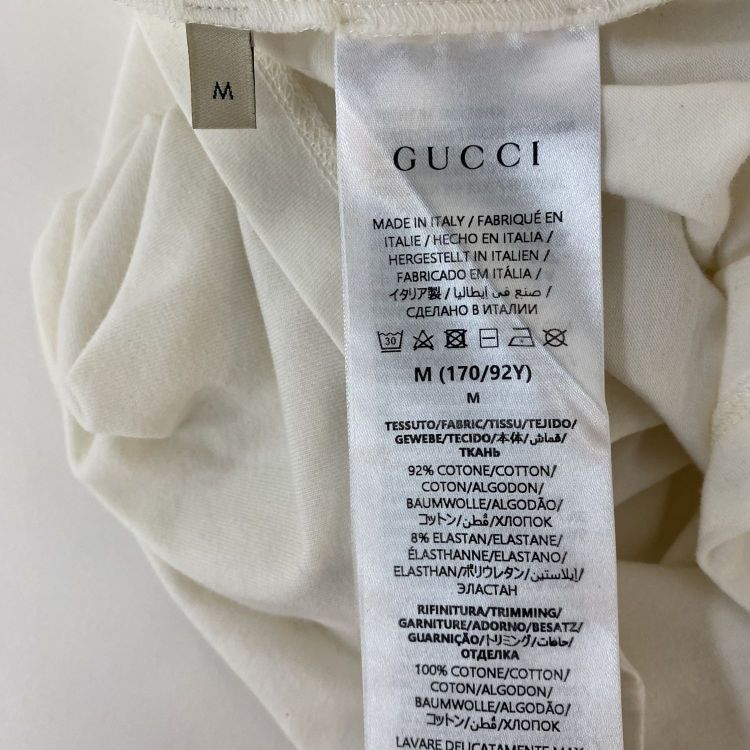 Gucci Gucci Graphic Logo Ringer T-Shirt Size M Size US M / EU 48-50 / 2 - 4 Thumbnail