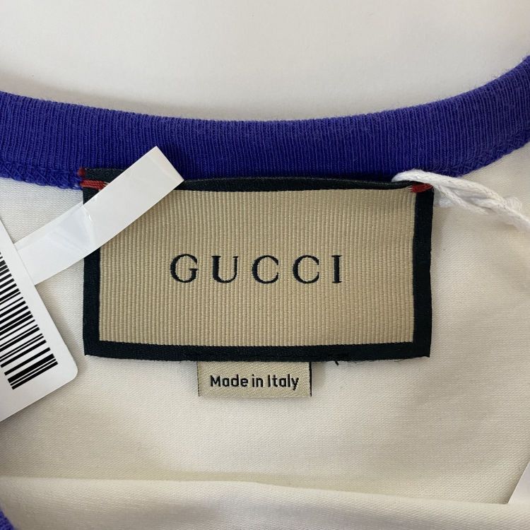 Gucci Gucci Graphic Logo Ringer T-Shirt Size M Size US M / EU 48-50 / 2 - 3 Thumbnail