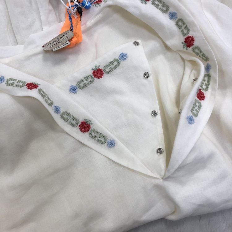 Gucci Gucci x Peter Rabbit Embroidered Dress Size 12 Size XXS / US 00 / IT 34 - 9 Thumbnail