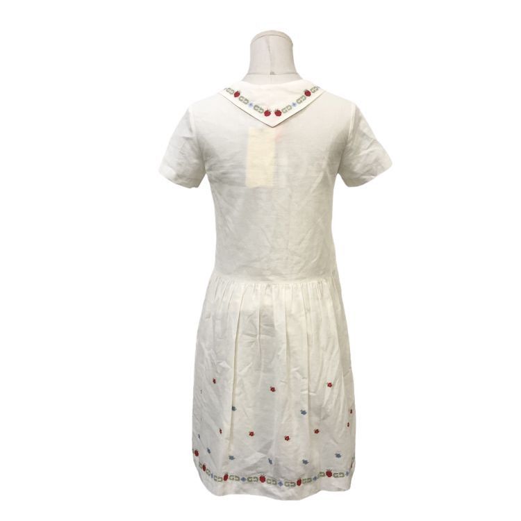 Gucci Gucci x Peter Rabbit Embroidered Dress Size 12 Size XXS / US 00 / IT 34 - 2 Thumbnail