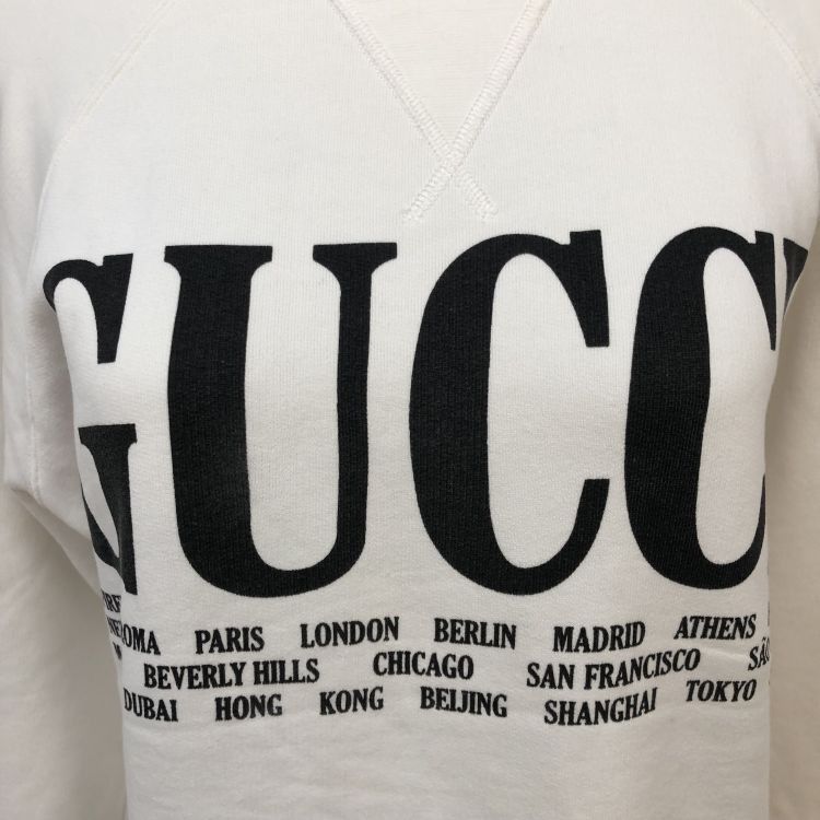 Gucci Gucci City Print Sweatshirt XS Size US XS / EU 42 / 0 - 7 Thumbnail