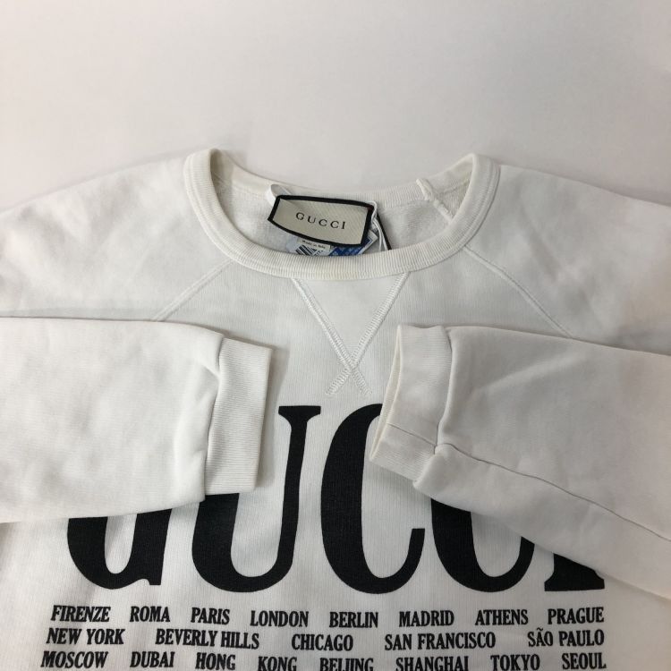 Gucci Gucci City Print Sweatshirt XS Size US XS / EU 42 / 0 - 12 Thumbnail