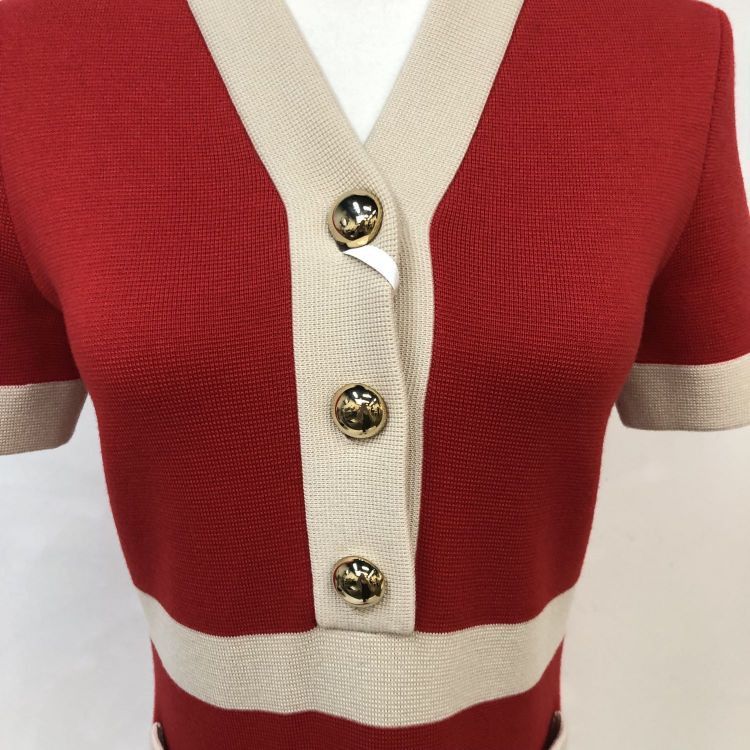 Gucci Gucci Colorblock Knit Mini Dress Size XS Size XS / US 0-2 / IT 36-38 - 7 Thumbnail