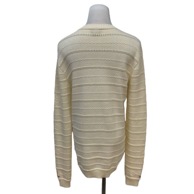 Gucci Gucci White Boat Embroidery Knit Cardigan Size XXS Size XXS / US 00 / IT 34 - 2 Thumbnail