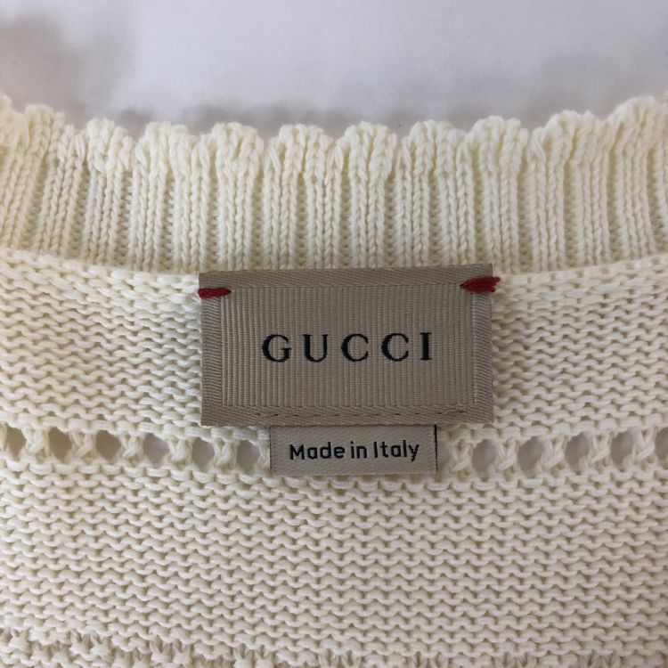 Gucci Gucci White Boat Embroidery Knit Cardigan Size XXS Size XXS / US 00 / IT 34 - 3 Thumbnail