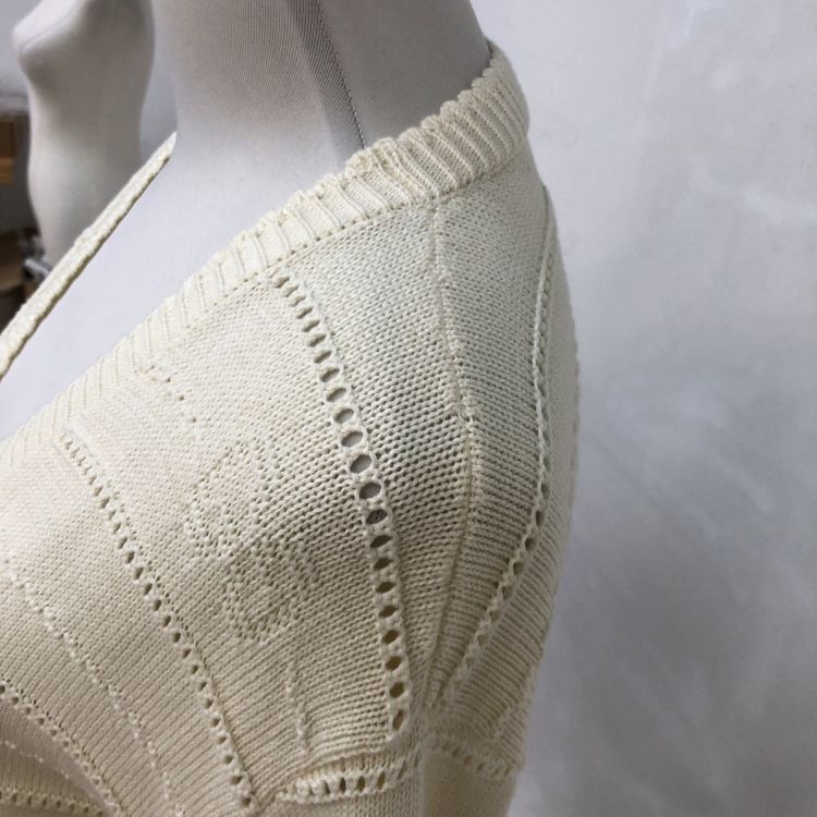 Gucci Gucci White Boat Embroidery Knit Cardigan Size XXS Size XXS / US 00 / IT 34 - 9 Thumbnail