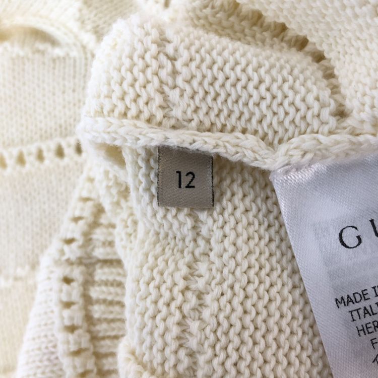 Gucci Gucci White Boat Embroidery Knit Cardigan Size XXS Size XXS / US 00 / IT 34 - 4 Thumbnail