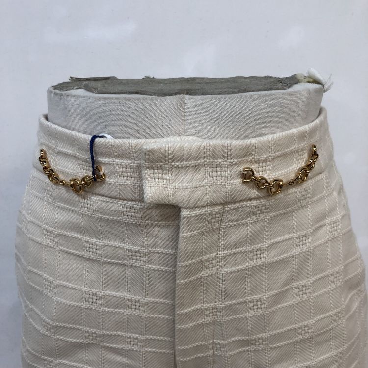 Gucci Gucci Checkered Chain Detail Shorts Size 36 Size 25" / US 0 / IT 36 - 5 Thumbnail