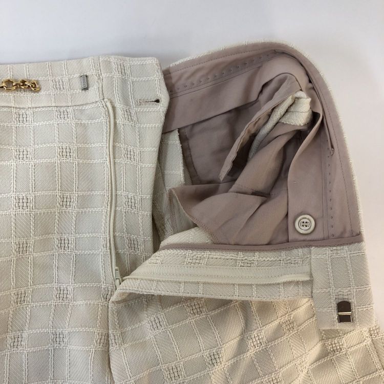 Gucci Gucci Checkered Chain Detail Shorts Size 36 Size 25" / US 0 / IT 36 - 9 Thumbnail