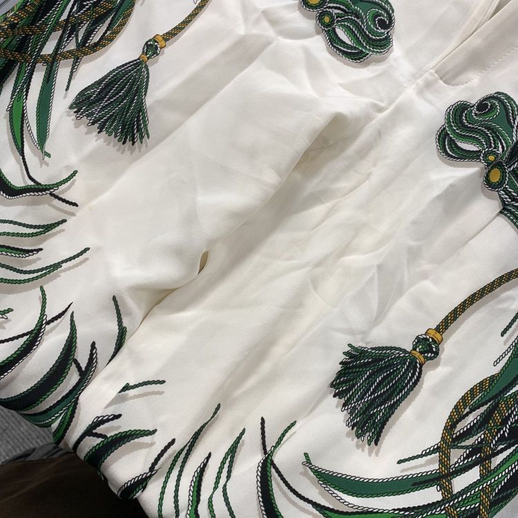 Gucci Gucci Tassel Print Silk Pants Size 42 Size 28" / US 6 / IT 42 - 8 Thumbnail