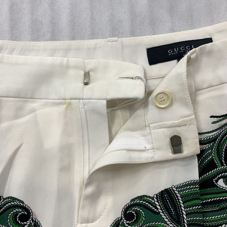 Gucci Gucci Tassel Print Silk Pants Size 42 Size 28" / US 6 / IT 42 - 10 Thumbnail