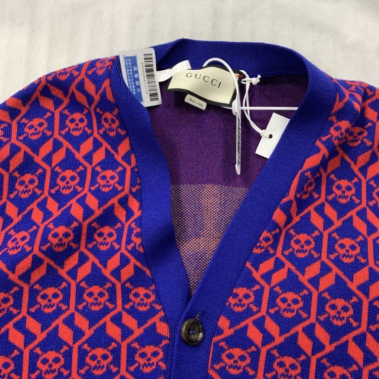 Gucci Gucci Skull Jacquard Cardigan Size S Size US S / EU 44-46 / 1 - 5 Thumbnail