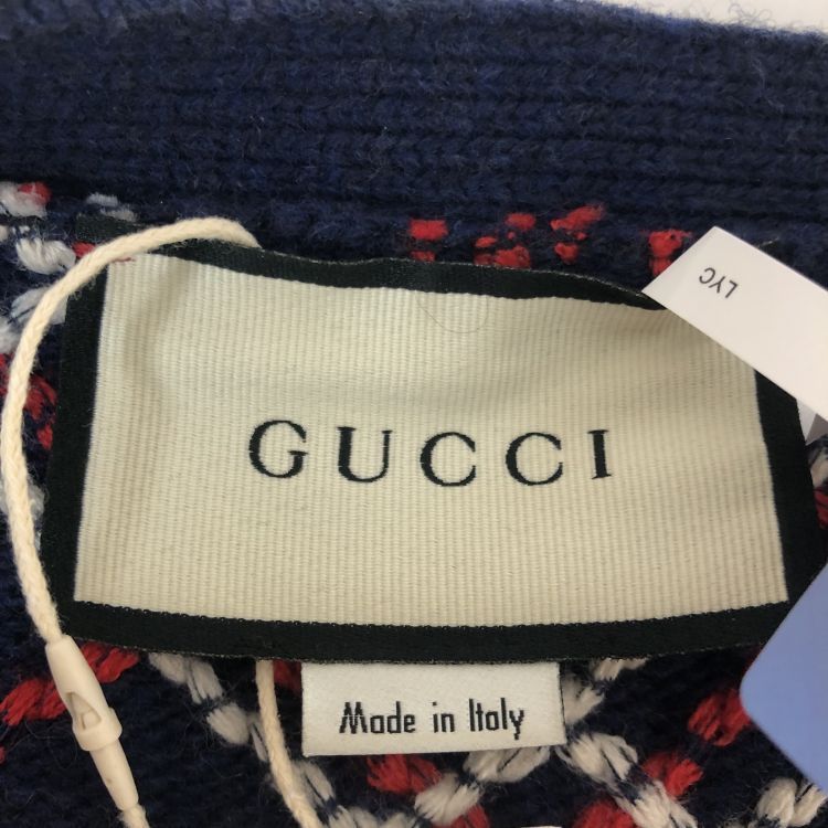 Gucci Gucci GG Logo Plaid Cardigan Size L Size US L / EU 52-54 / 3 - 3 Thumbnail