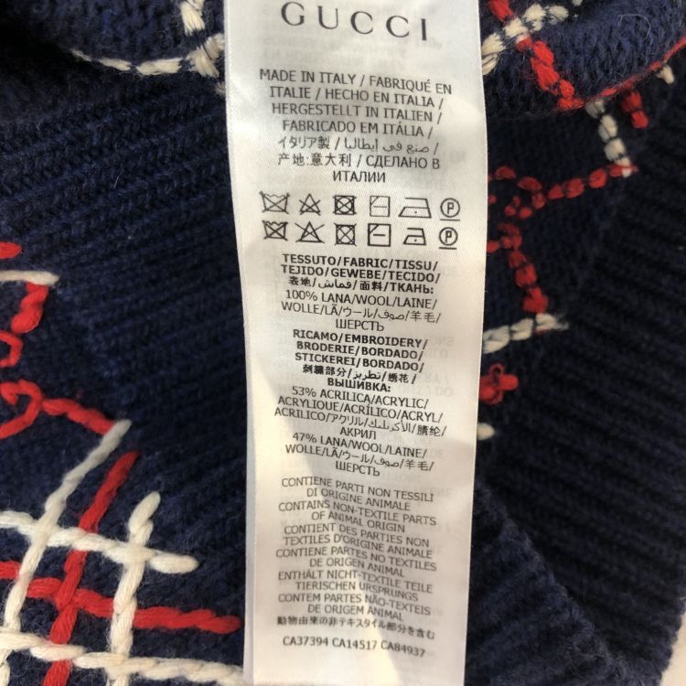 Gucci Gucci GG Logo Plaid Cardigan Size L Size US L / EU 52-54 / 3 - 5 Thumbnail