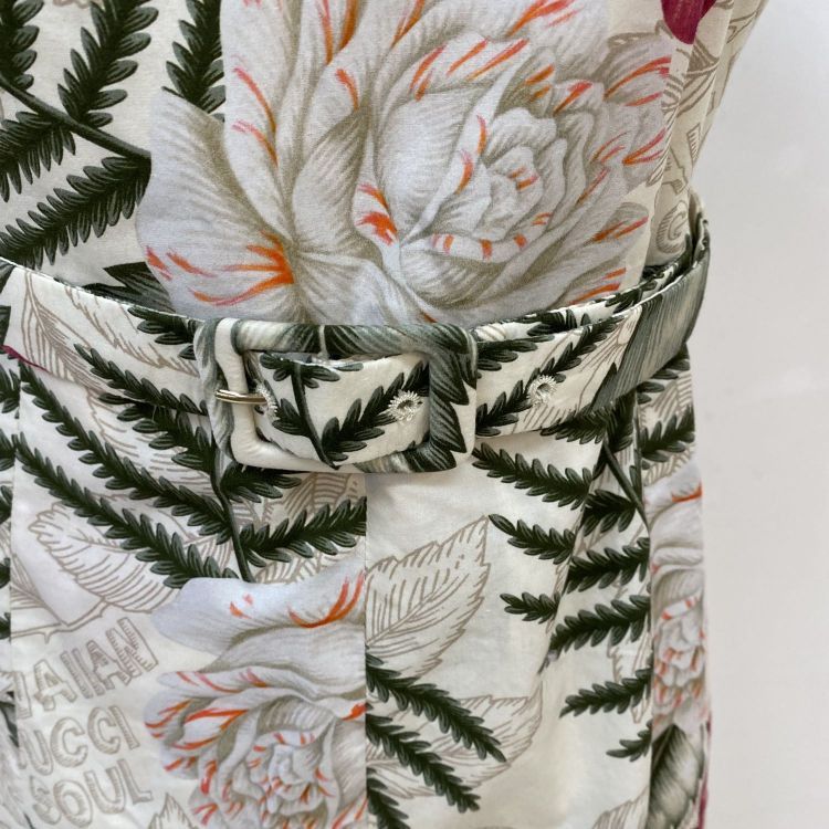 Gucci Gucci Floral Print Belted Dress Size 36 Size XS / US 0-2 / IT 36-38 - 6 Thumbnail