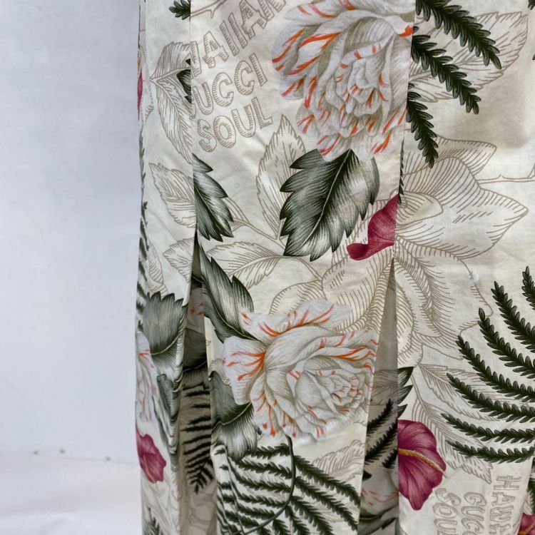 Gucci Gucci Floral Print Belted Dress Size 36 Size XS / US 0-2 / IT 36-38 - 11 Thumbnail