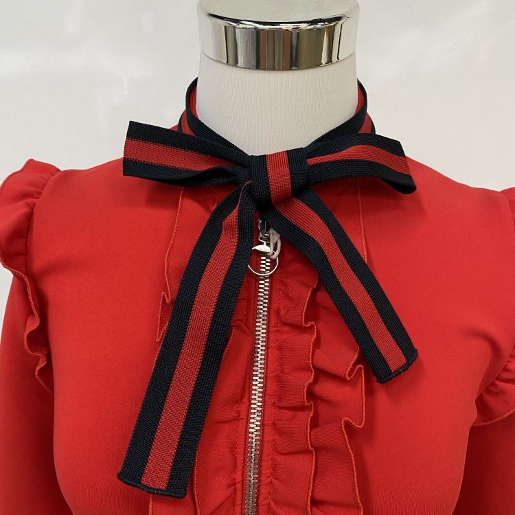Gucci Gucci Ruffle Bow Zip Jacket Size M Size M / US 6-8 / IT 42-44 - 7 Thumbnail