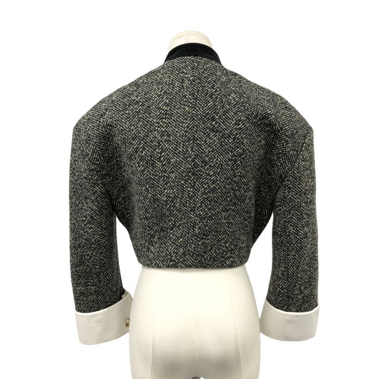 Gucci Gucci Herringbone Velvet Collar Jacket Size 36 Size XS / US 0-2 / IT 36-38 - 2 Thumbnail