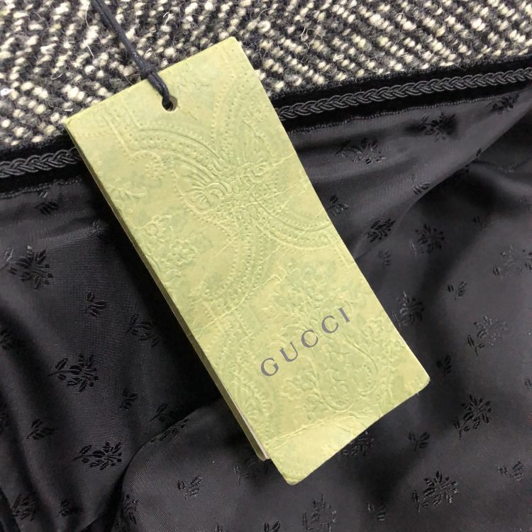 Gucci Gucci Herringbone Velvet Collar Jacket Size 36 Size XS / US 0-2 / IT 36-38 - 11 Thumbnail