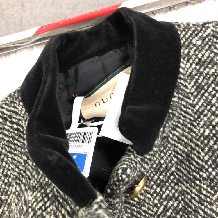 Gucci Gucci Herringbone Velvet Collar Jacket Size 36 Size XS / US 0-2 / IT 36-38 - 6 Thumbnail