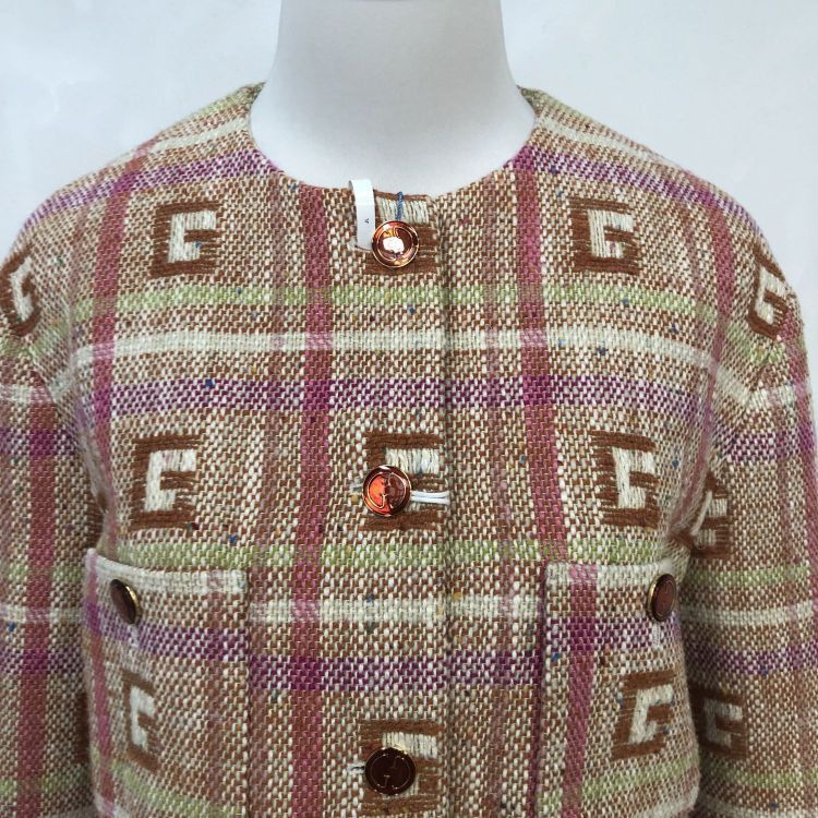 Gucci Gucci Plaid G Logo Jacket Size 40 Size S / US 4 / IT 40 - 6 Thumbnail