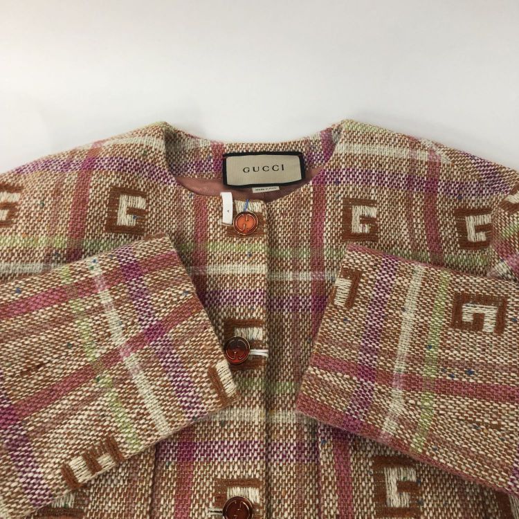 Gucci Gucci Plaid G Logo Jacket Size 40 Size S / US 4 / IT 40 - 8 Thumbnail