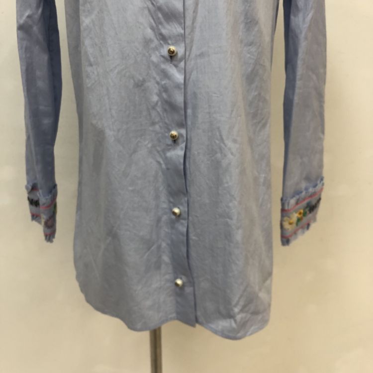 Gucci Gucci Floral Embroidered Button Up Shirt Size 44 Size M / US 6-8 / IT 42-44 - 10 Thumbnail