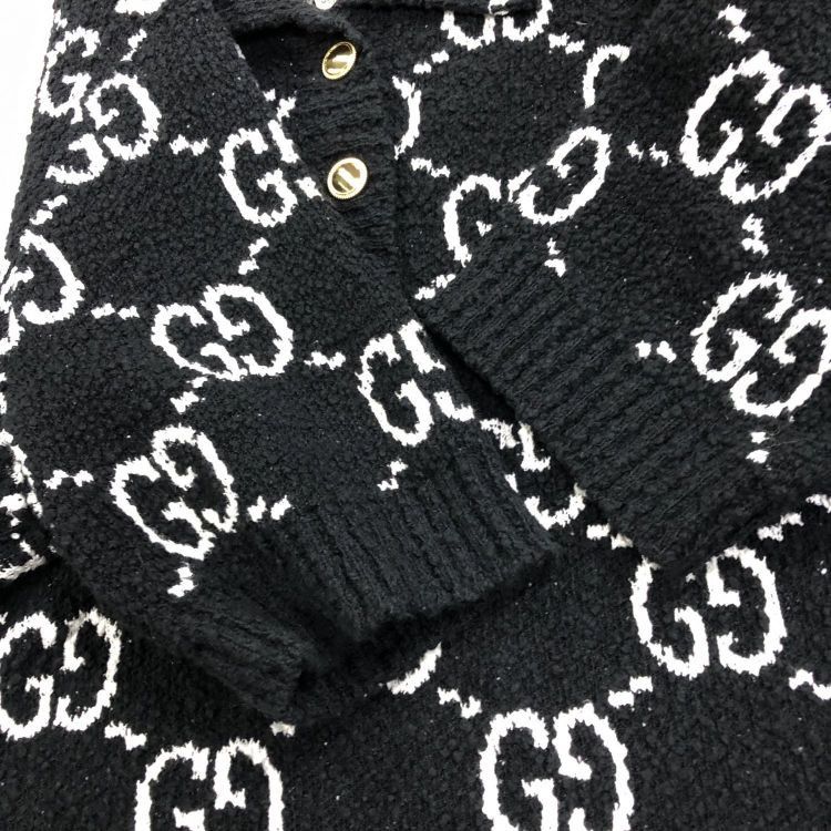 Gucci Gucci GG Logo Knit Polo Shirt Size XS Size XS / US 0-2 / IT 36-38 - 7 Thumbnail