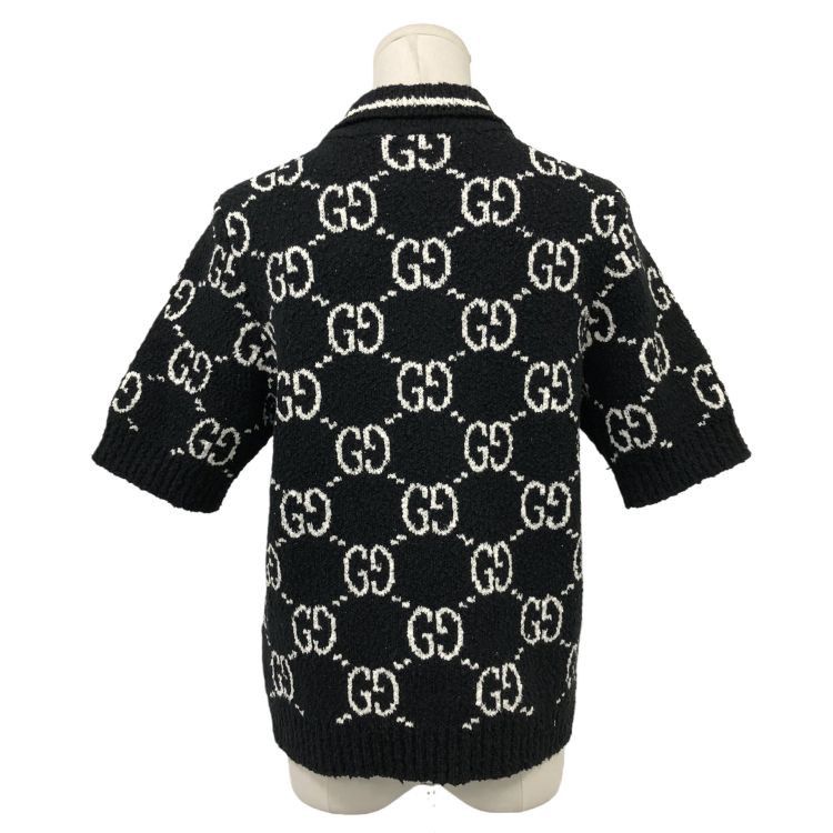 Gucci Gucci GG Logo Knit Polo Shirt Size XS Size XS / US 0-2 / IT 36-38 - 2 Thumbnail