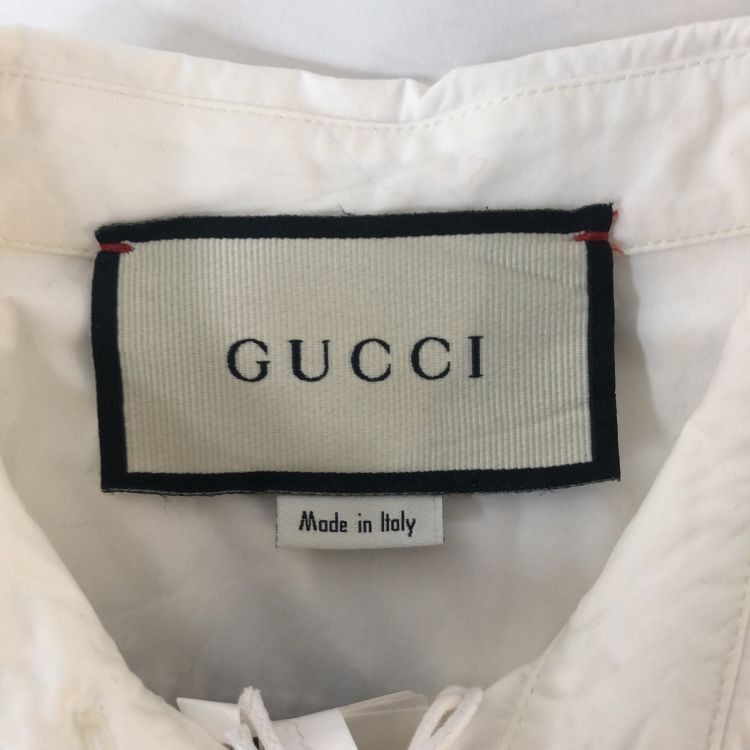 Gucci Gucci Teddy Bear Embroidered Button Up Shirt Size 38 Size XS / US 0-2 / IT 36-38 - 3 Thumbnail
