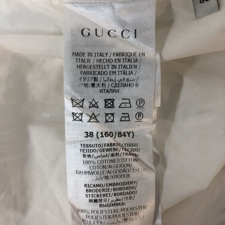 Gucci Gucci Teddy Bear Embroidered Button Up Shirt Size 38 Size XS / US 0-2 / IT 36-38 - 5 Thumbnail