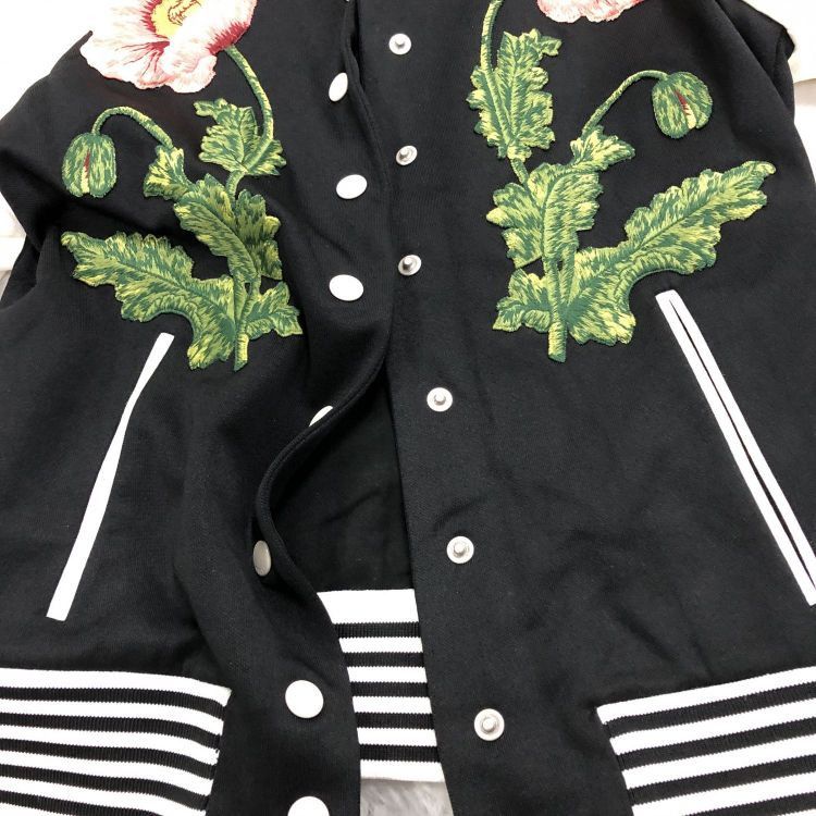 Gucci Gucci Floral Embroidered Varsity Jacket XS Size XS / US 0-2 / IT 36-38 - 7 Thumbnail
