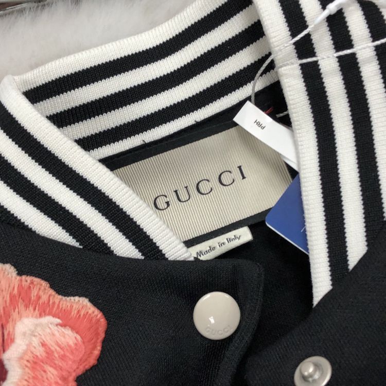 Gucci Gucci Floral Embroidered Varsity Jacket XS Size XS / US 0-2 / IT 36-38 - 6 Thumbnail