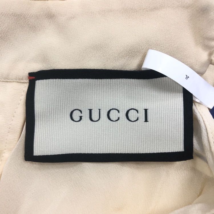 Gucci Gucci Ruffle Trim Blouse Size 40 Size S / US 4 / IT 40 - 3 Thumbnail