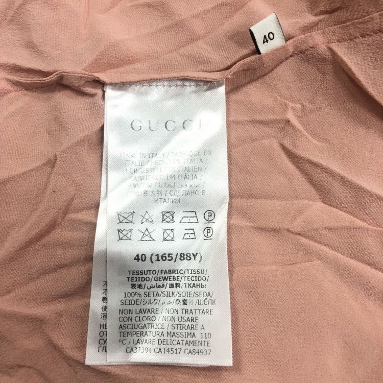 Gucci Gucci Silk Button Up Shirt Size 40 Size S / US 4 / IT 40 - 4 Thumbnail