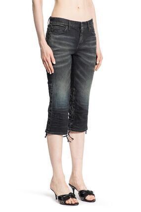 Balenciaga stretch cotton denim jeans in black Size 24" / US 00 / IT 34 - 2 Thumbnail