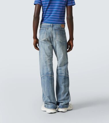 Balenciaga fitted low-waist pants in light blue Size US 29 - 3 Thumbnail