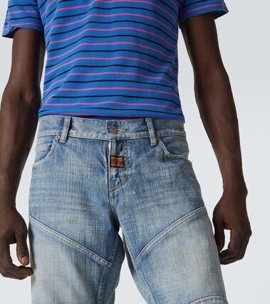 Balenciaga fitted low-waist pants in light blue Size US 32 / EU 48 - 4 Thumbnail
